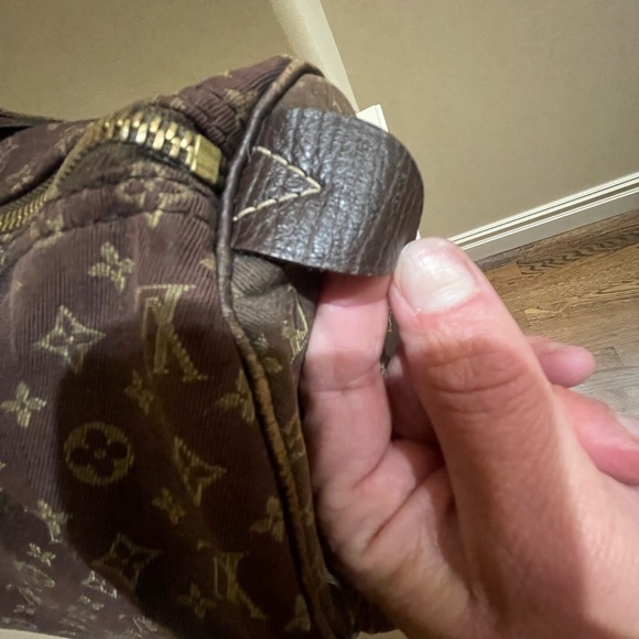 Louis Vuitton Ebene Monogram Mini Lin Speedy 30 - Picture 12 of 14